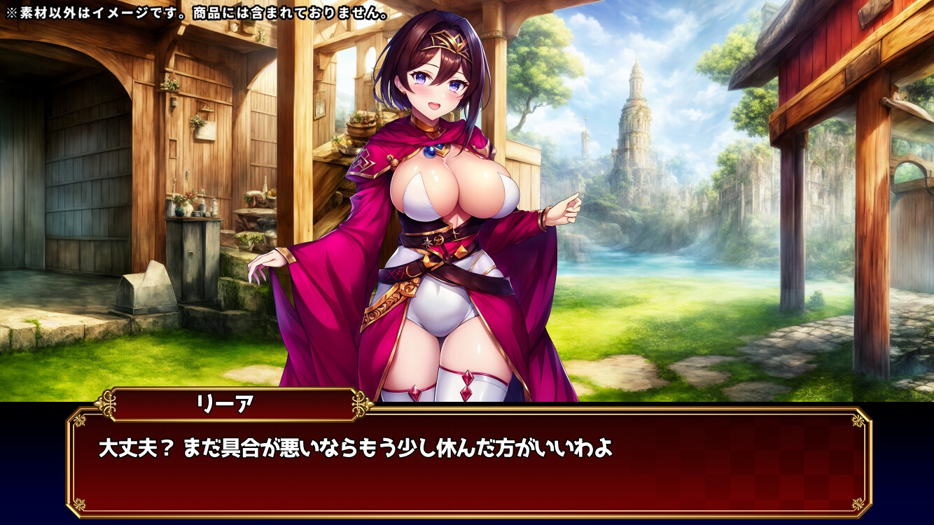 全身立ち絵素材