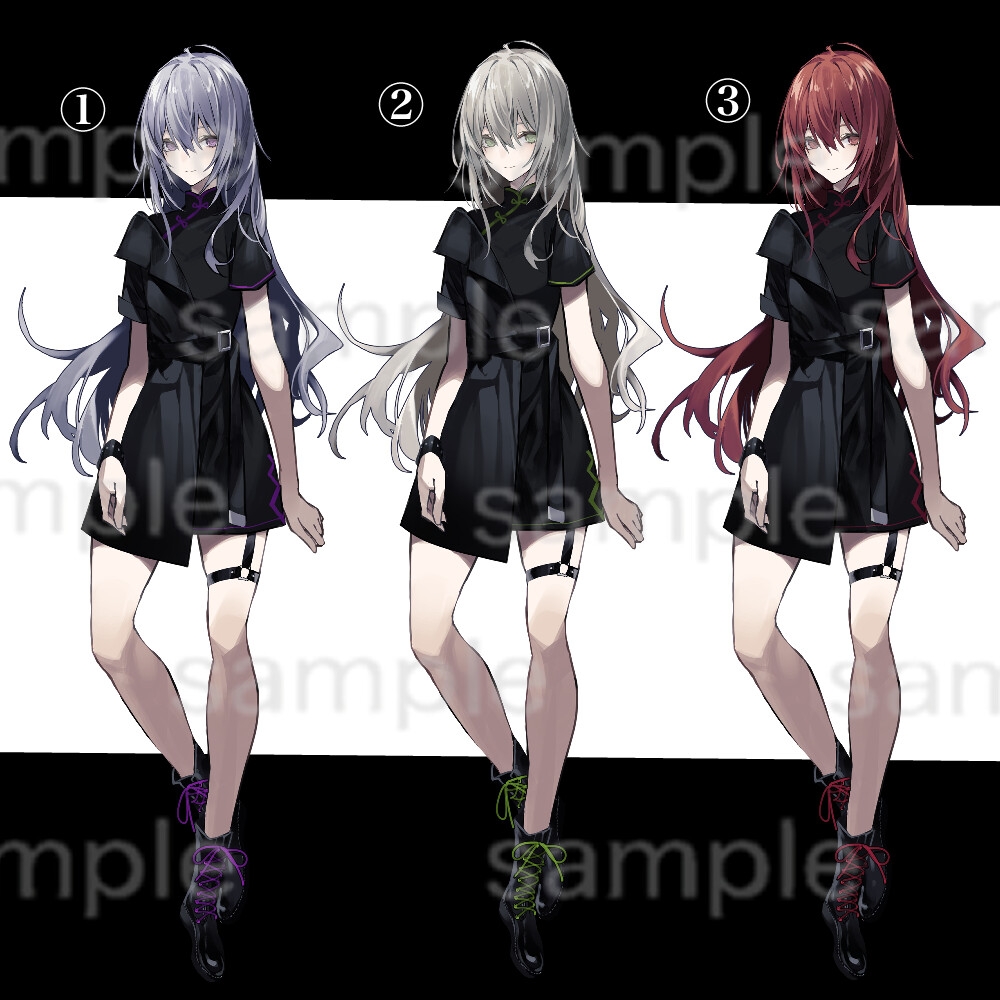 立ち絵素材04(3種セット)