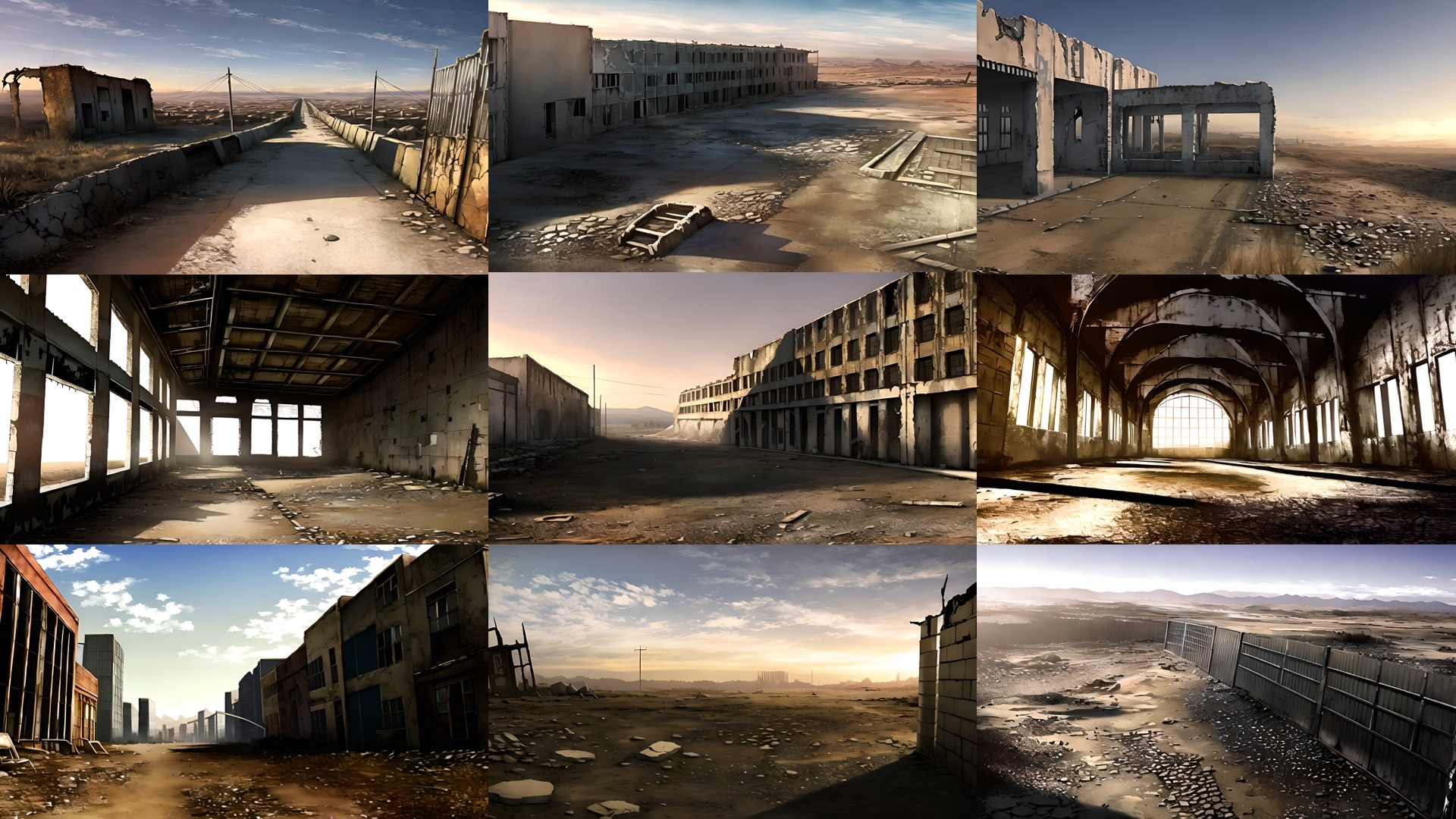 背景CG素材集【荒れ地の世界』