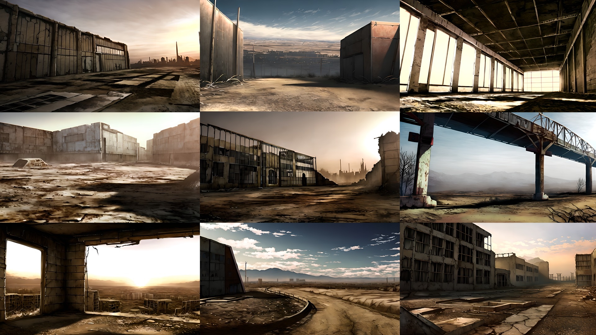 背景CG素材集【荒れ地の世界』