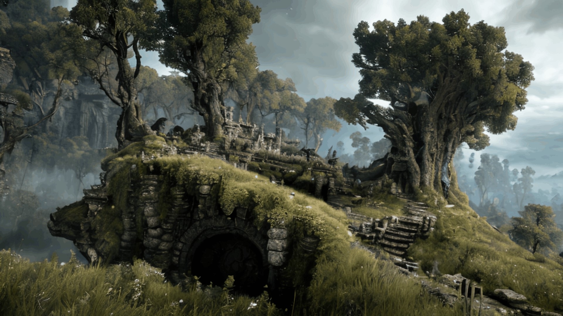 著作権フリー背景美術素材集 : BGArt 20 「幻想世界HD-VI」 ダークファンタジー