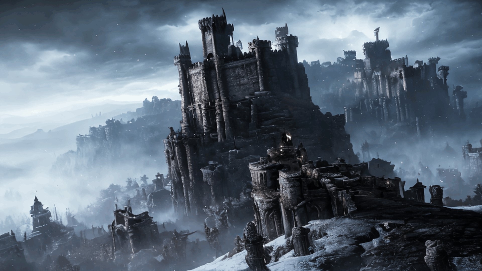 著作権フリー背景美術素材集 : BGArt 20 「幻想世界HD-VI」 ダークファンタジー