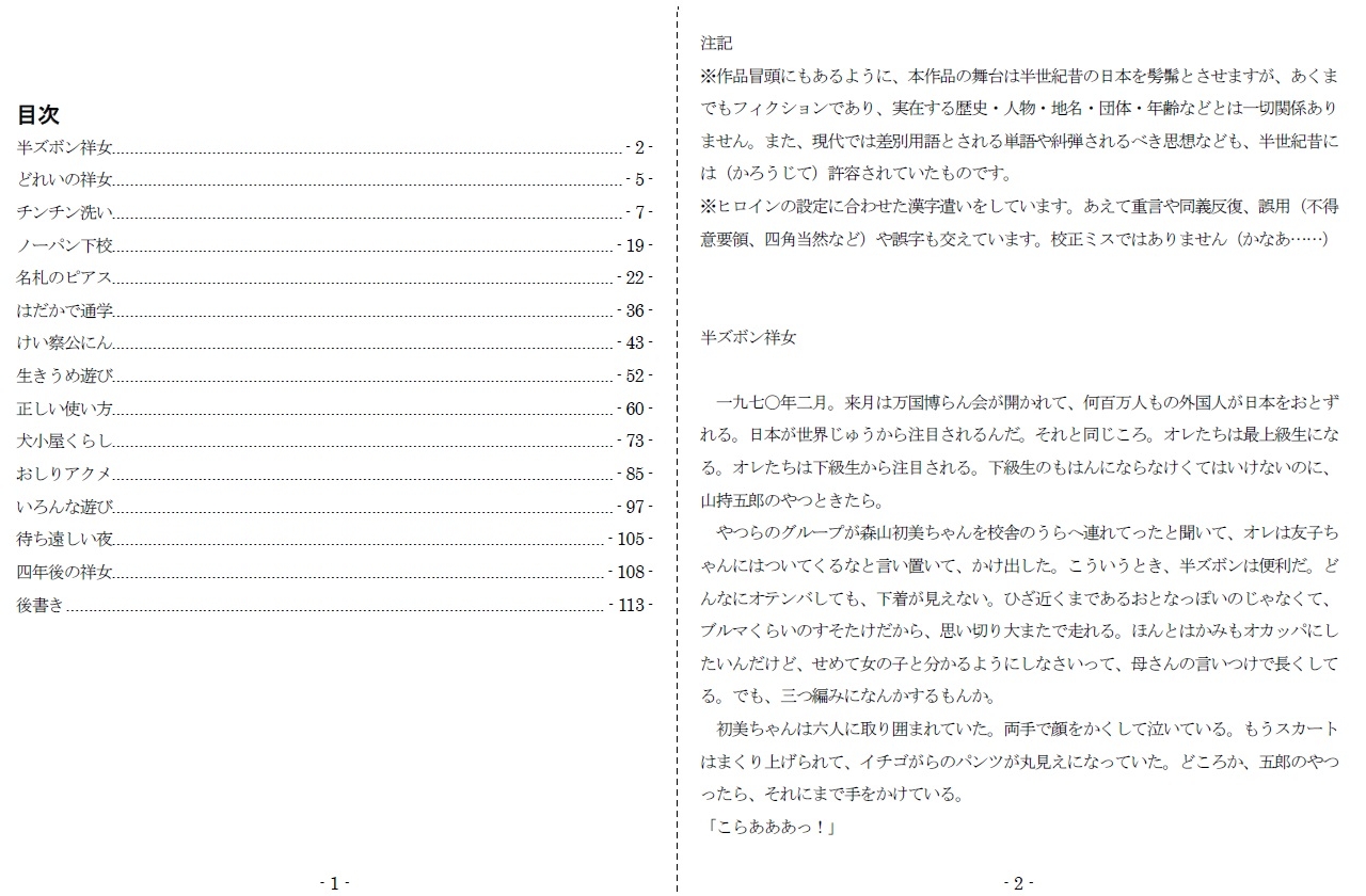 名札のピアスはどれいの証し