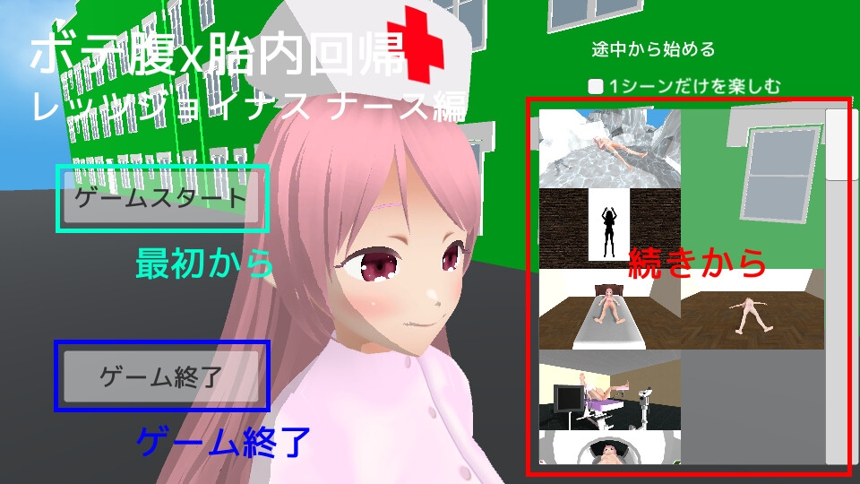 ボテ腹x胎内回帰 レッツジョイナス ナース編