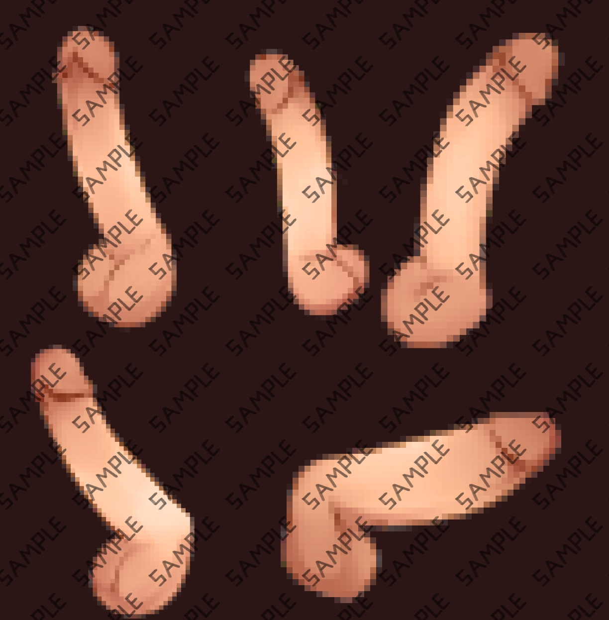 Hands holding penises asset pack