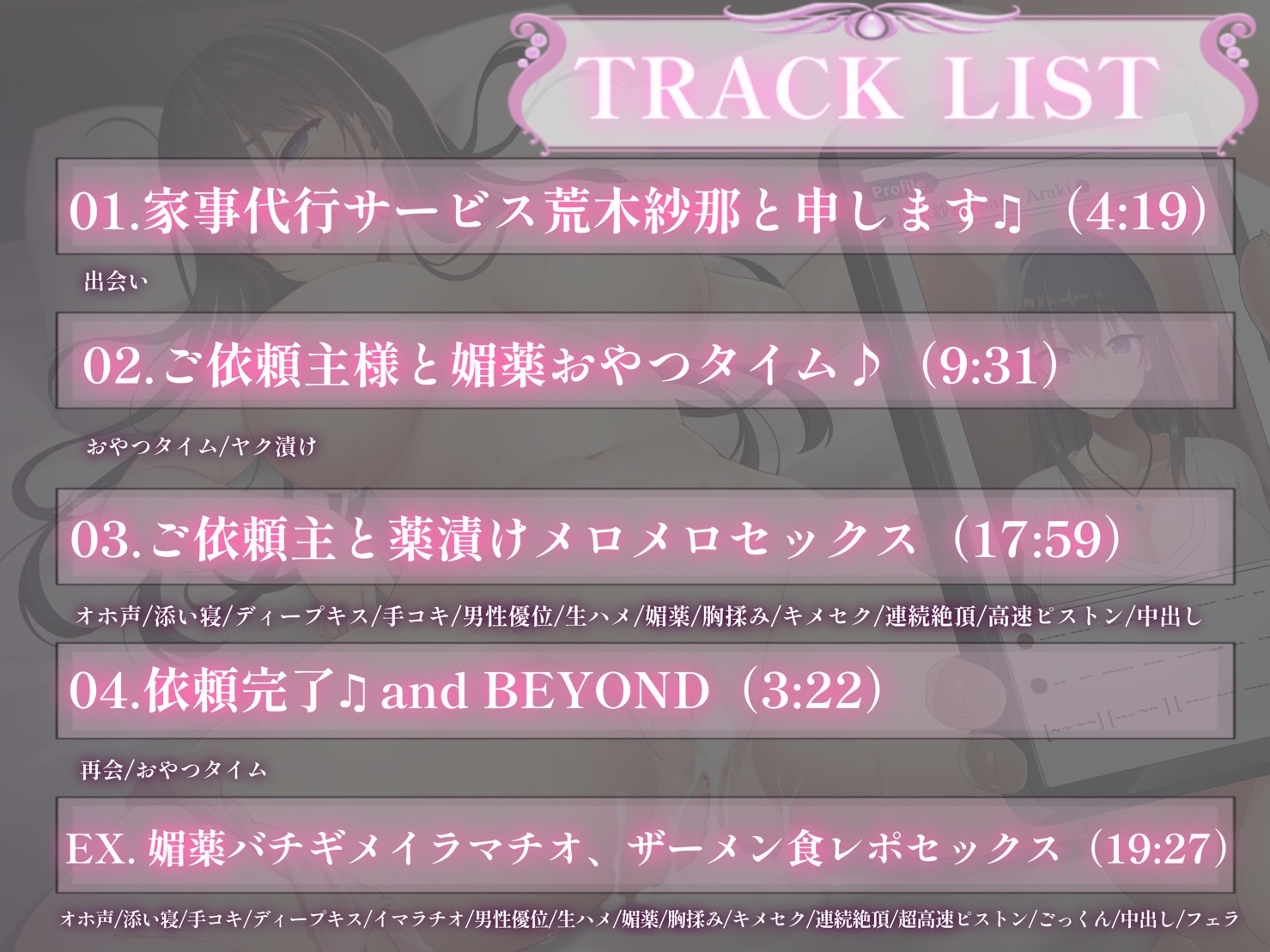 【薬漬けオホ狂い】指名制家事代行サービスで媚薬中毒になる簡単なお仕事♪ 媚薬支給・オホ声あり・失神気絶あり・潮吹き要相談【期間限定価格100円!】