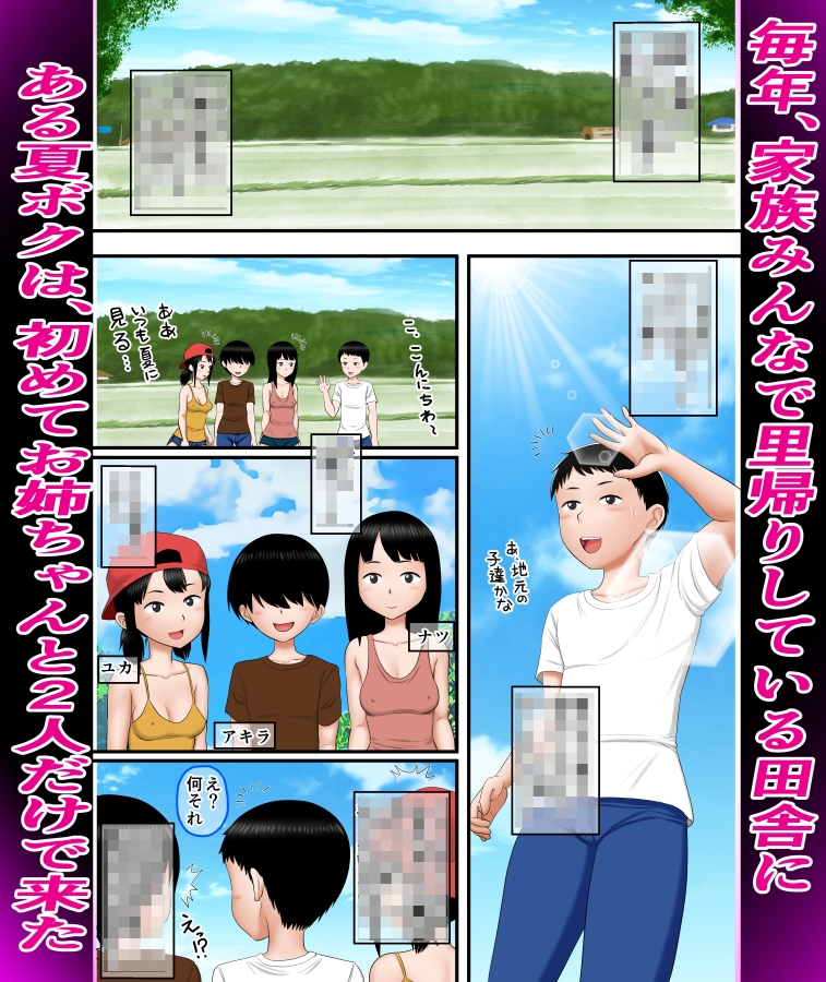 『「性的無知」な姉弟に色々教える夏休み』の動く漫画と動かない漫画セット