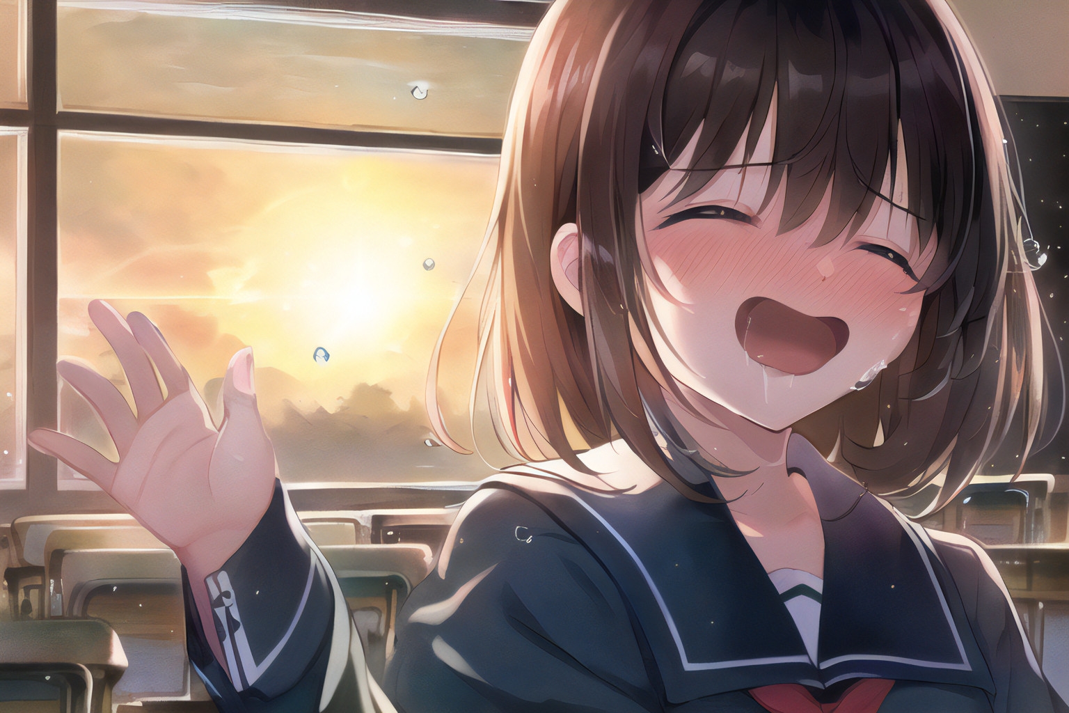 【くしゃみ・微百合】『女子校くしゃみレポート』