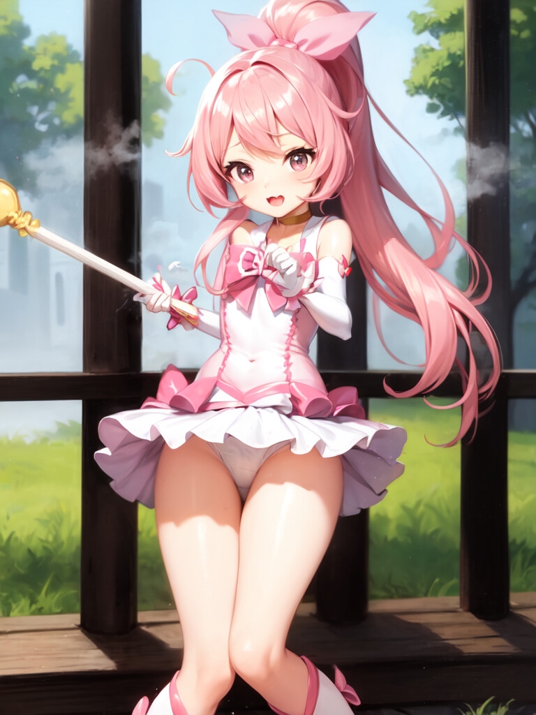 触手に犯される魔法少女