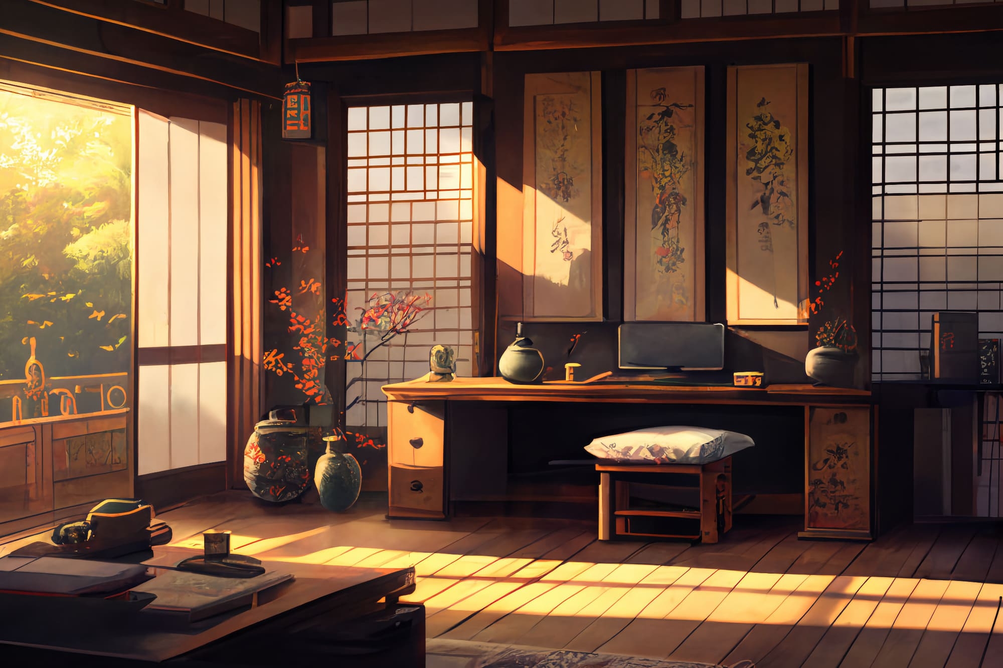 【美麗で幻想的な和風系の背景】著作権フリーの高解像度画像(100枚)