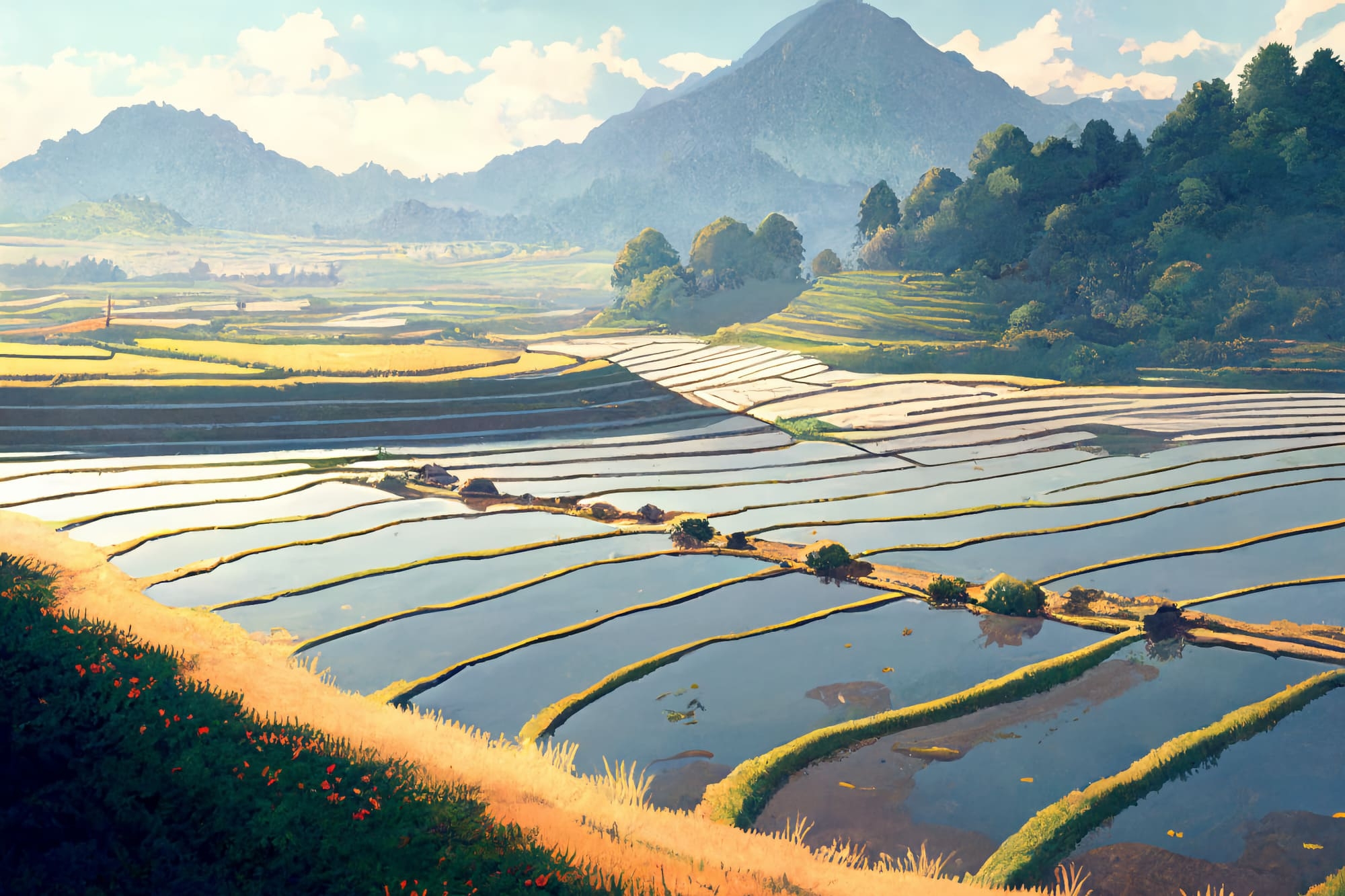 【美麗で幻想的な和風系の背景】著作権フリーの高解像度画像(100枚)