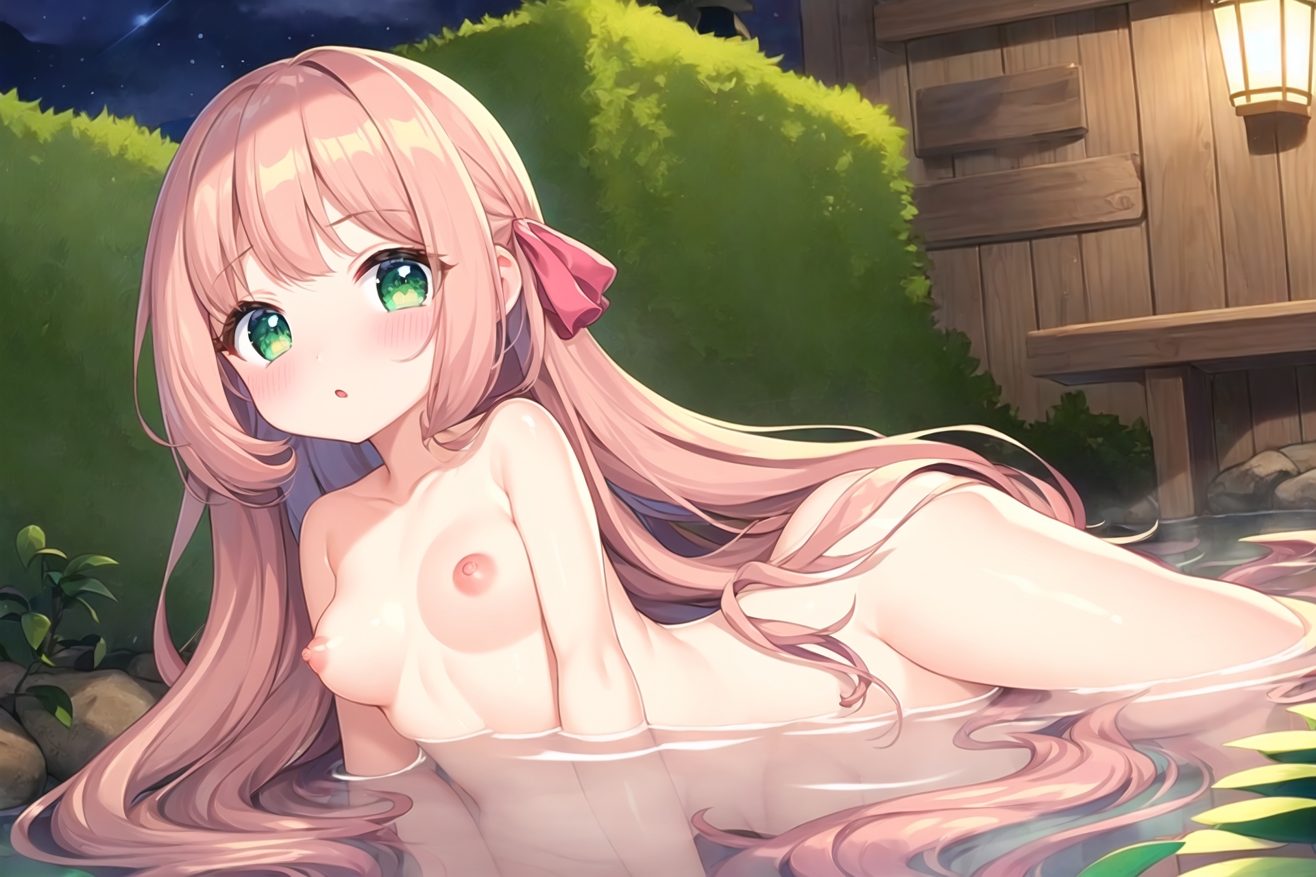 お嬢様のXXX成長記録。お風呂場撮影集