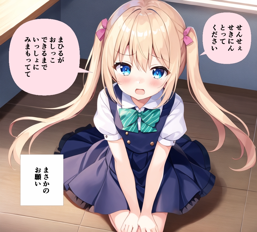 まひるちゃんはおしっこがしたい