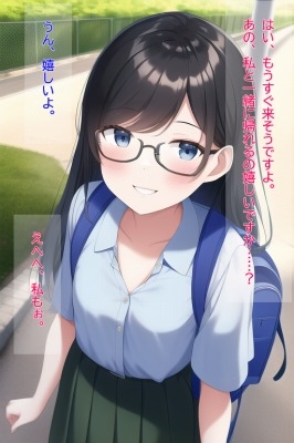 小悪魔コスのメガネっ娘が先生とおうちでイチャラブ!