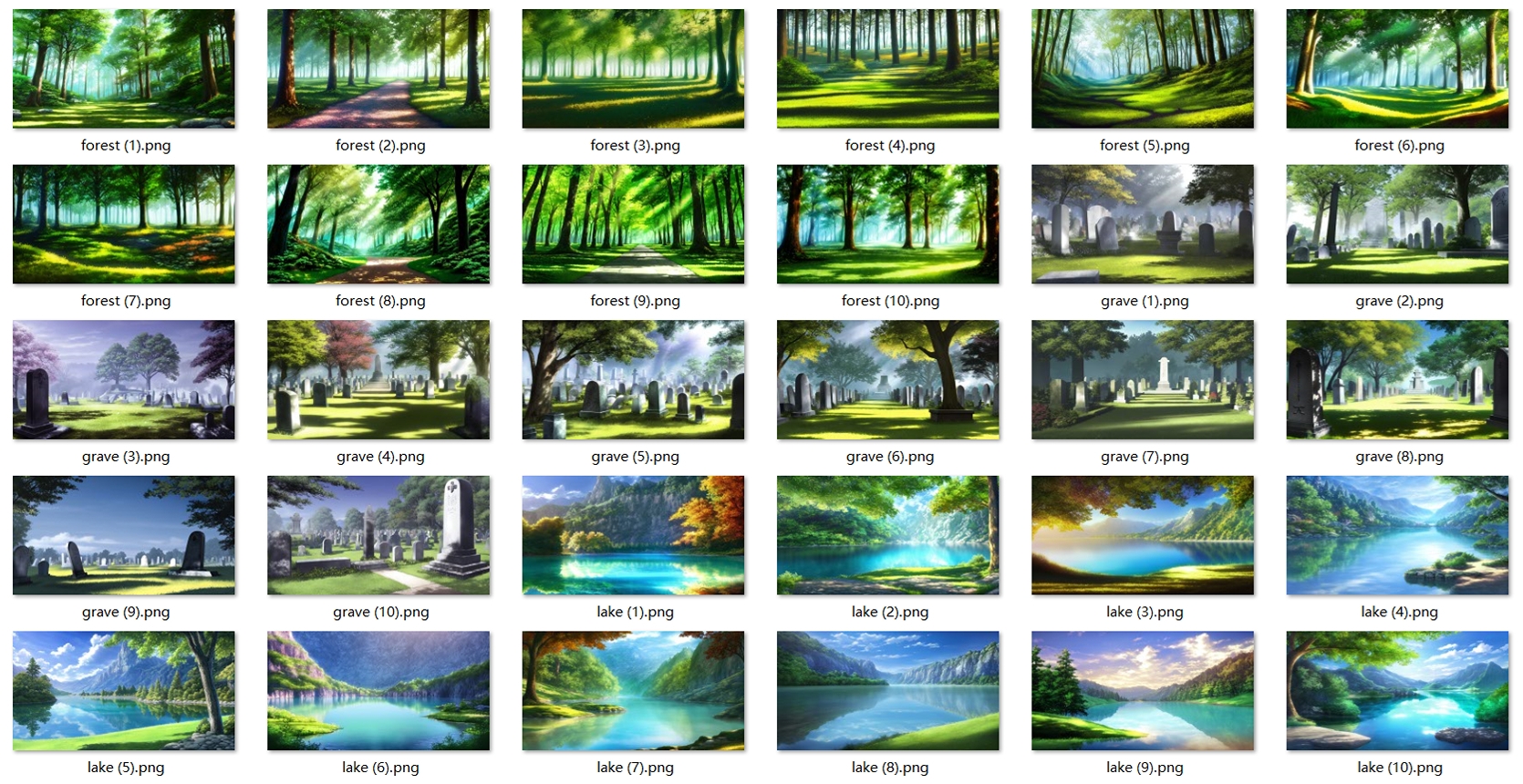 背景CG素材集【幻想世界』合計320枚trial