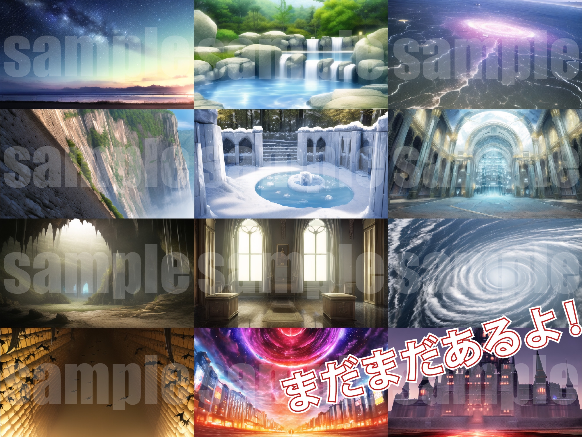 シグラルAI素材集『幻想世界背景編』