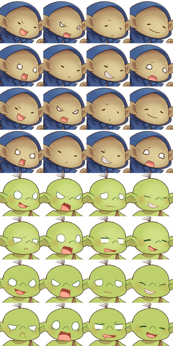 ザコモンスター立ち絵セット