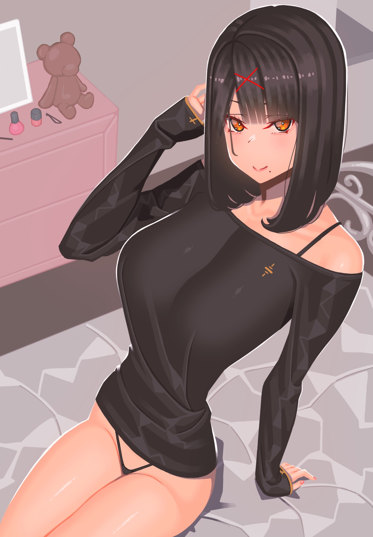 エロキャラインター 黒髪彼女編