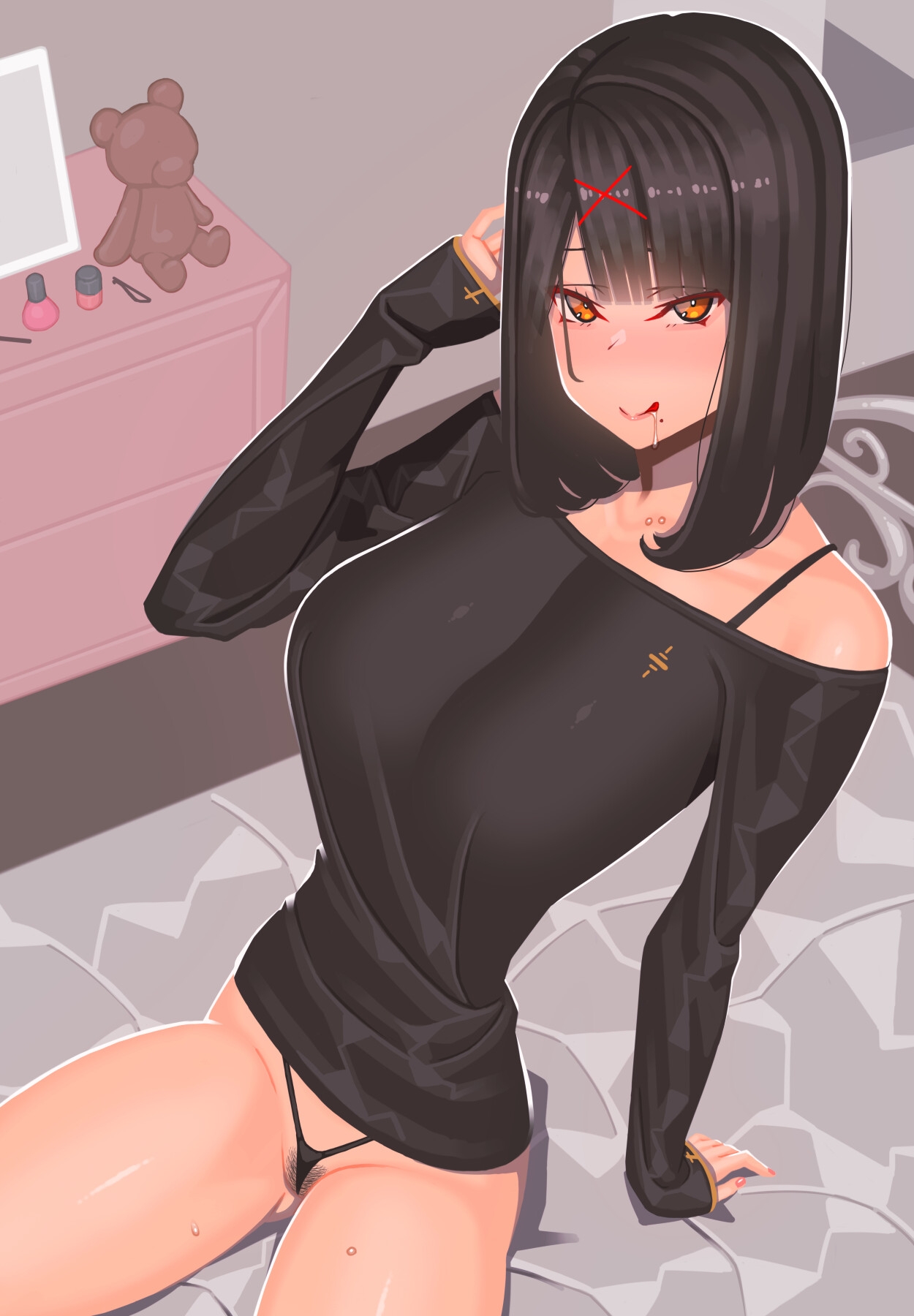 エロキャラインター 黒髪彼女編