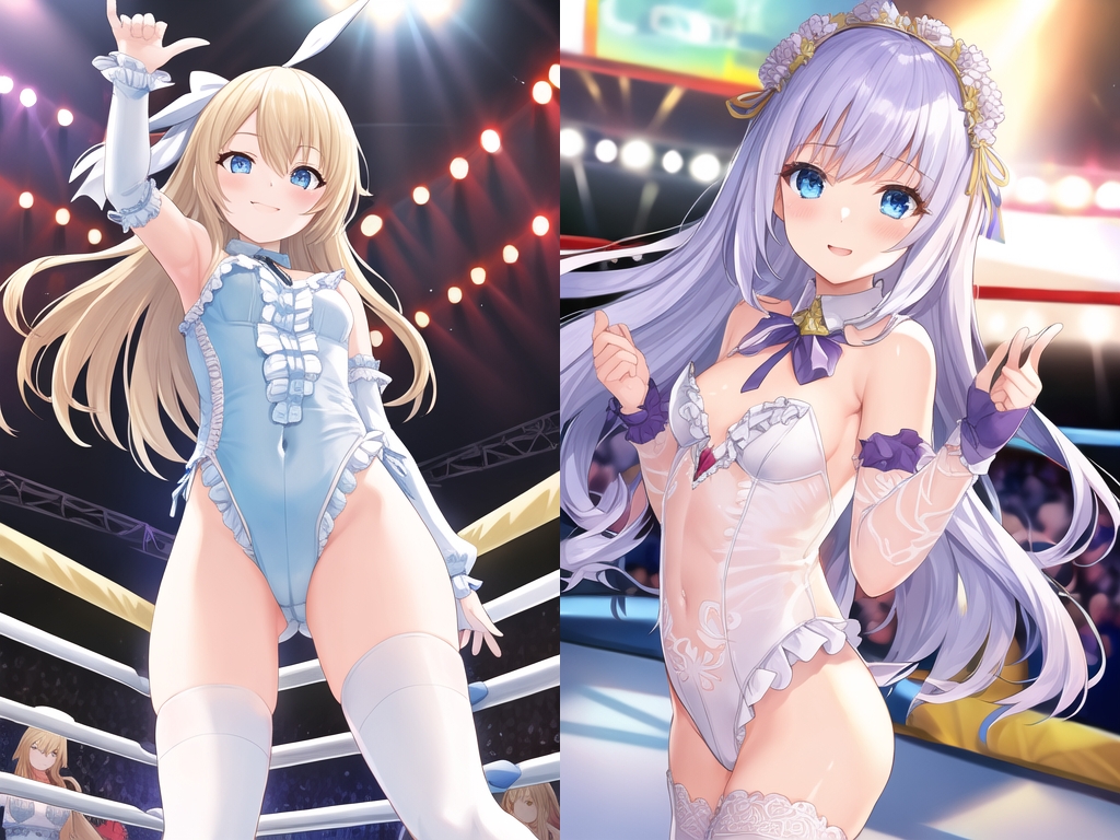 AIアイドル美少女プロレスラーCG集 Vol.3