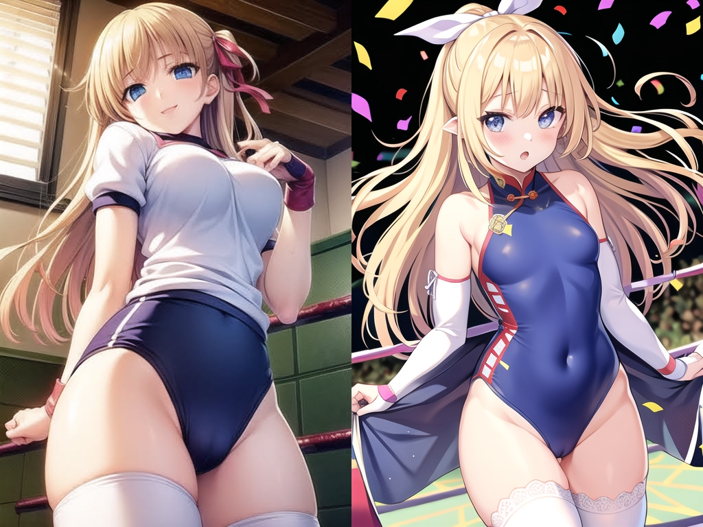 AIアイドル美少女プロレスラーCG集 Vol.3