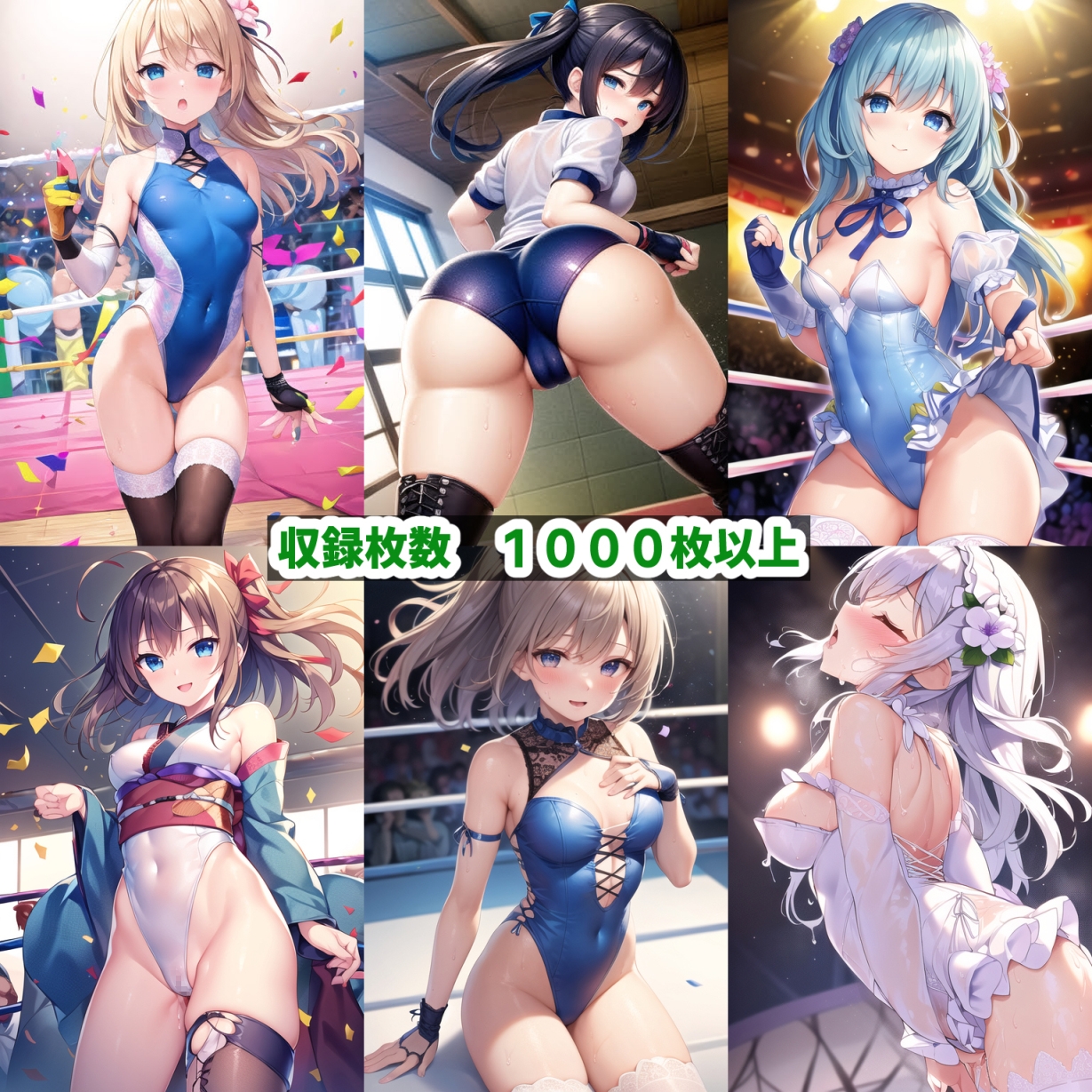 AIアイドル美少女プロレスラーCG集 Vol.3