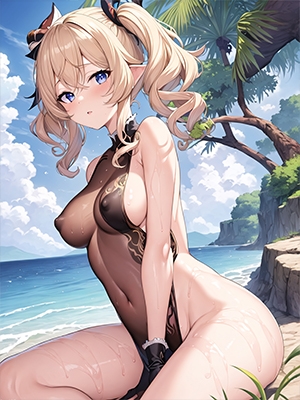 アイドルバーバラとプライベート撮影