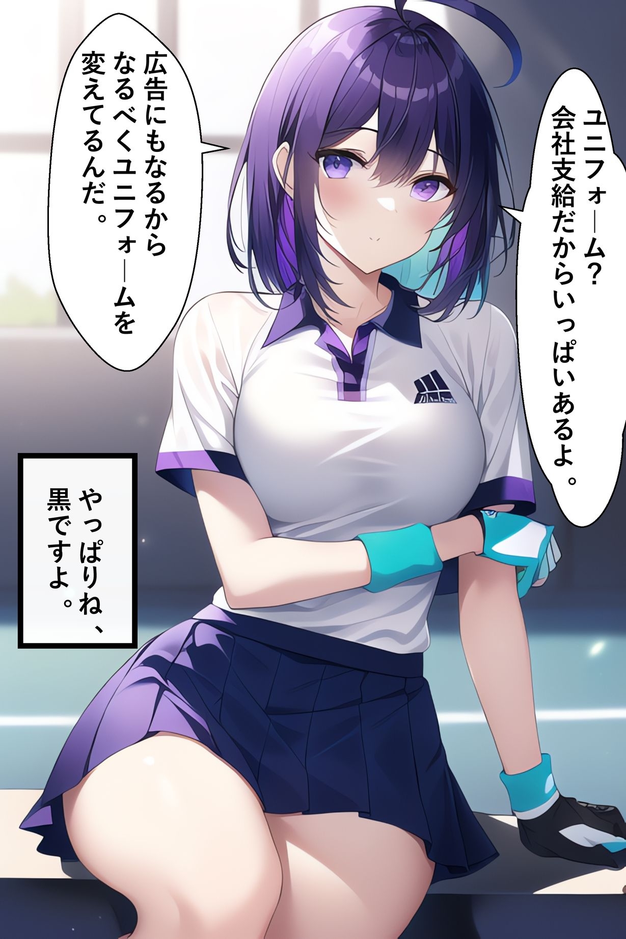 スポーツウェアメーカーの一人娘は広告塔なのにテニサー所属ヤリマンクソビッチ