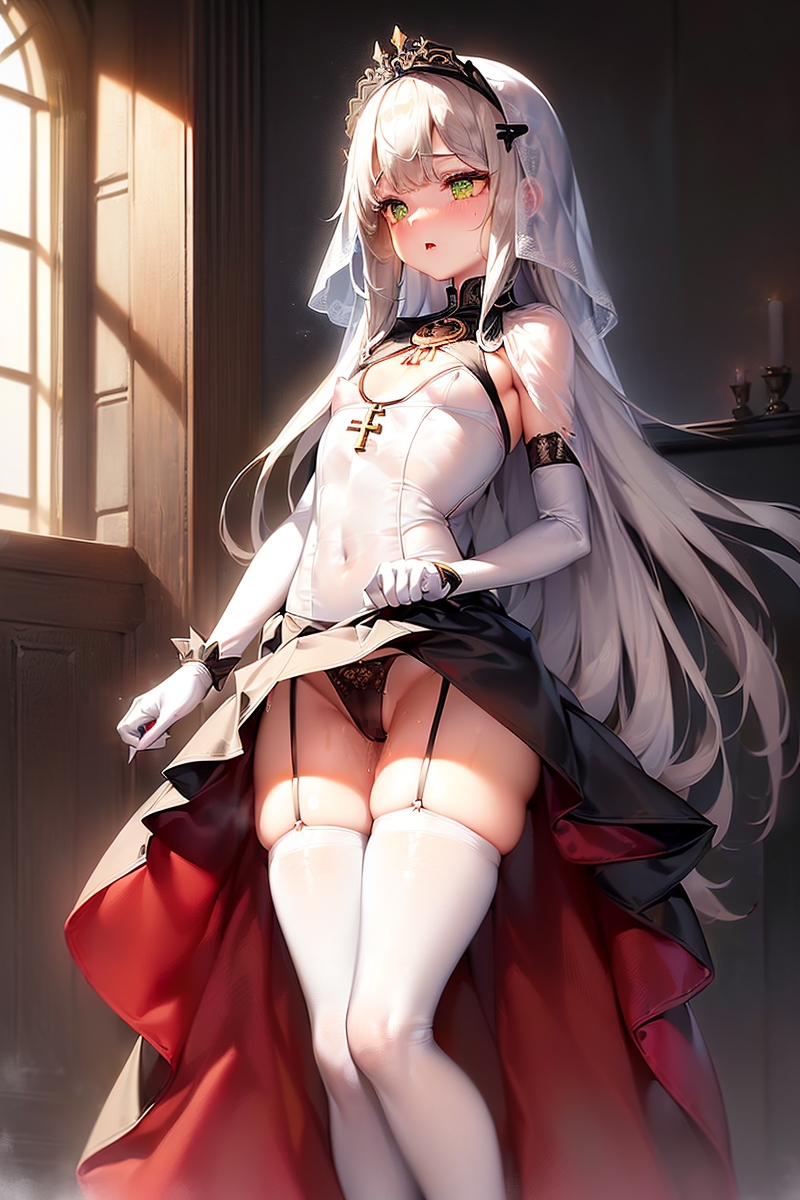 露出癖シスターさん