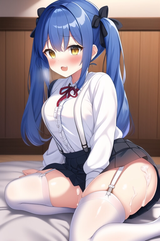 メスガキガーターベルトにぶっかけ