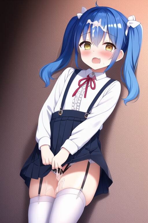 メスガキガーターベルトにぶっかけ