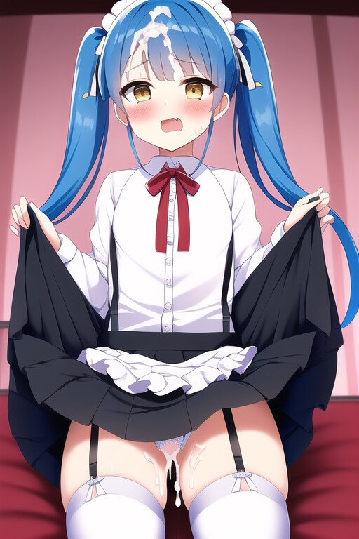 メスガキガーターベルトにぶっかけ