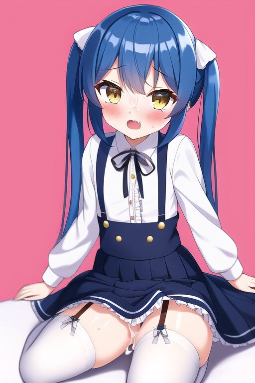 メスガキガーターベルトにぶっかけ