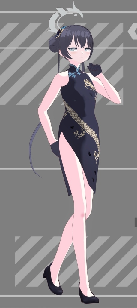 【VRM 同人作品】ブルアカ キサキ