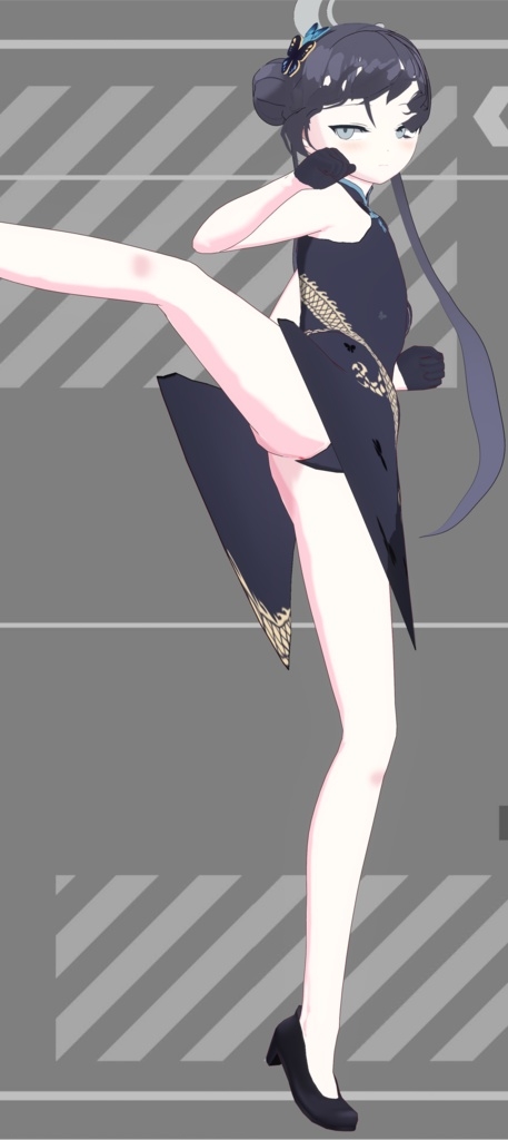 【VRM 同人作品】ブルアカ キサキ