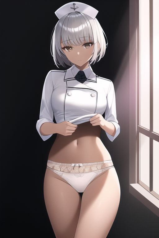 褐色女子の下着