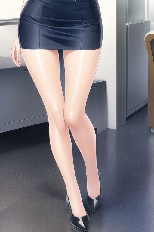 ミニタイトOL美脚盗撮写真集～働く女の美しい脚は疲れた男たちのオカズにされる～