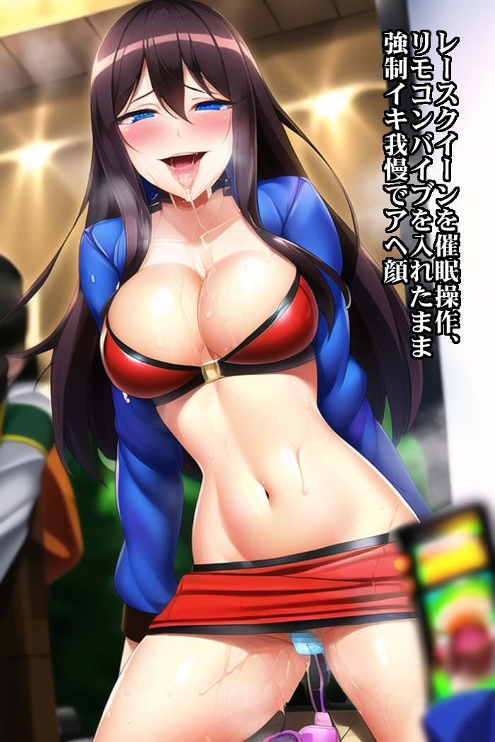 AIに催眠洗脳され寸止め焦らし責め、露出羞恥快楽責めされる美少女たち