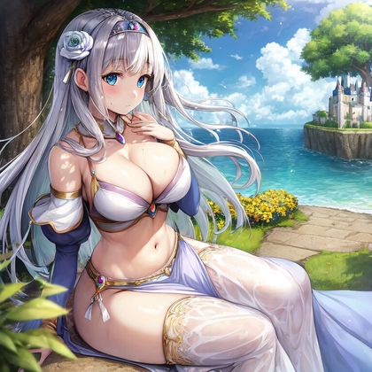 エミリアのerotic portrait