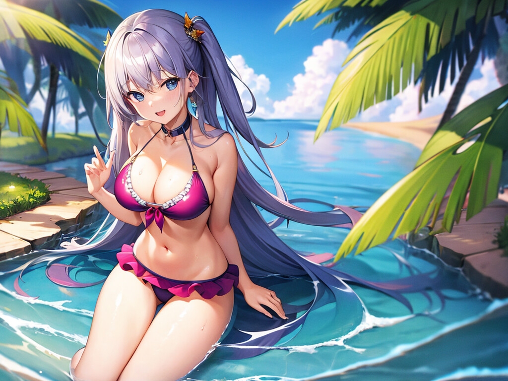 南国水着少女40枚!