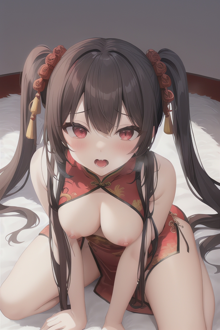 発情したツインテールのチャイナ娘が可愛くて