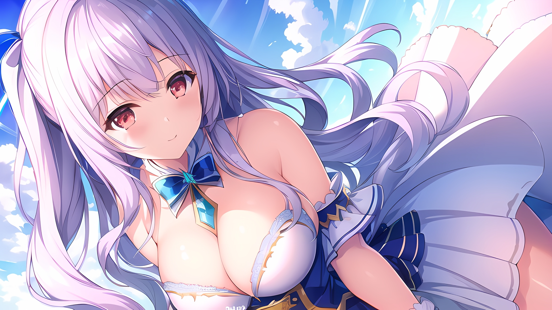 美麗イラスト壁紙集 Vol.1 ～海辺の美少女～