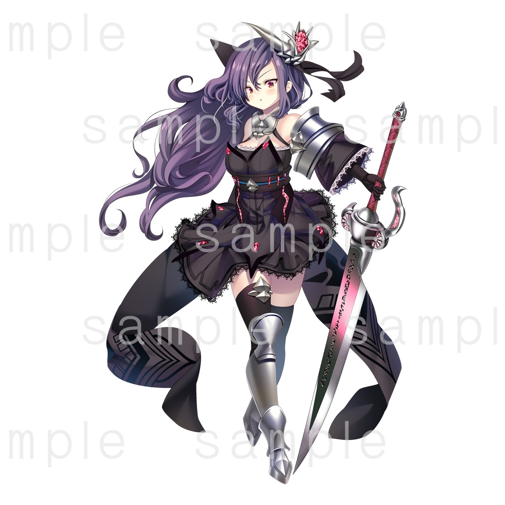 立ち絵素材_41(騎士風女子)3色セット