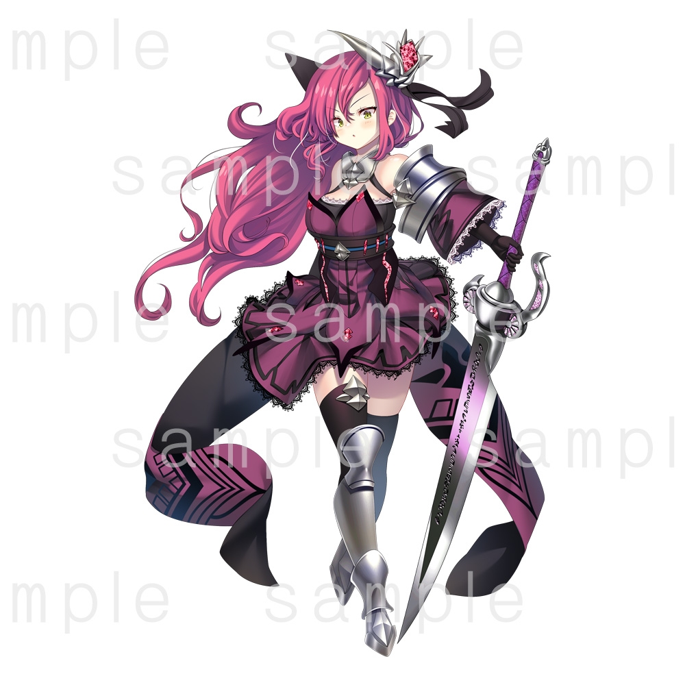 立ち絵素材_41(騎士風女子)3色セット