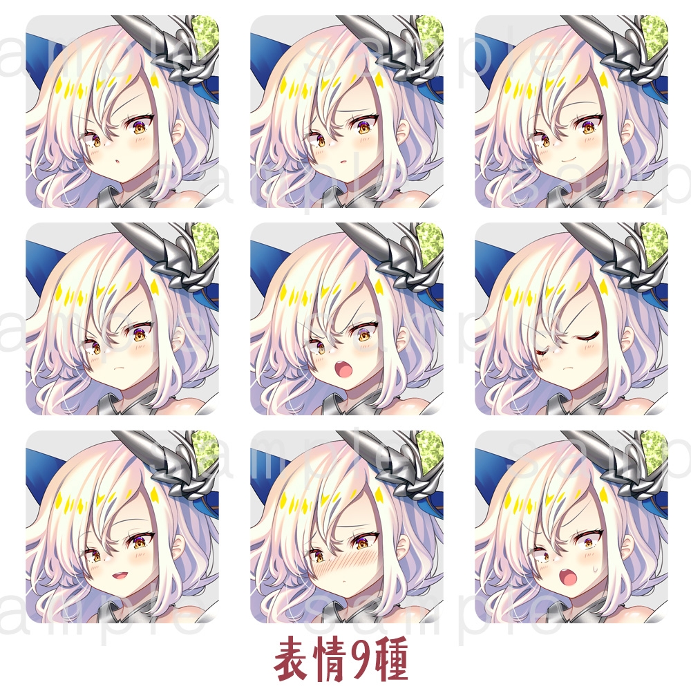 立ち絵素材_41(騎士風女子)3色セット