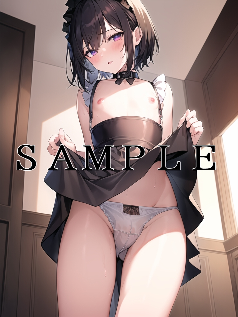 可愛い男の娘メイドがスカートをめくってパンツを見せてくれるだけ2