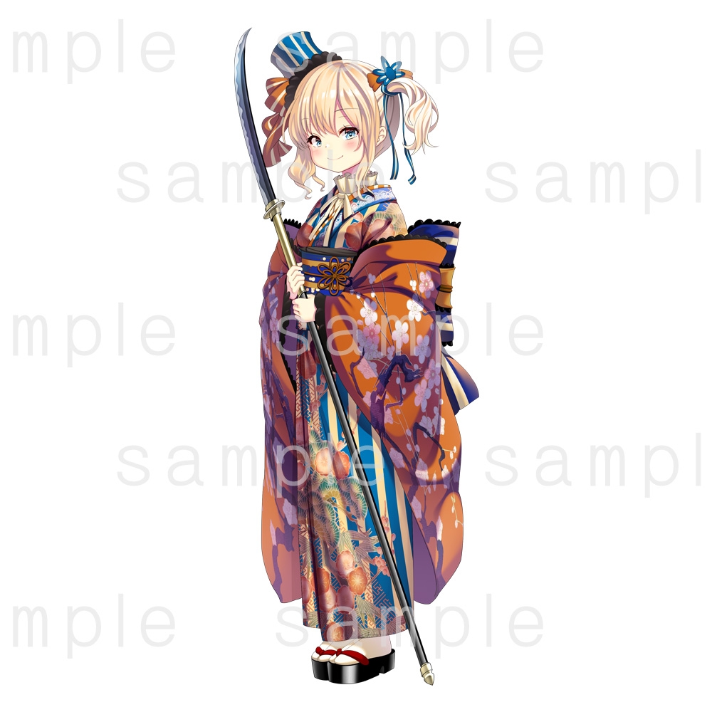 立ち絵素材_54(薙刀和ロリ風女子)3色セット