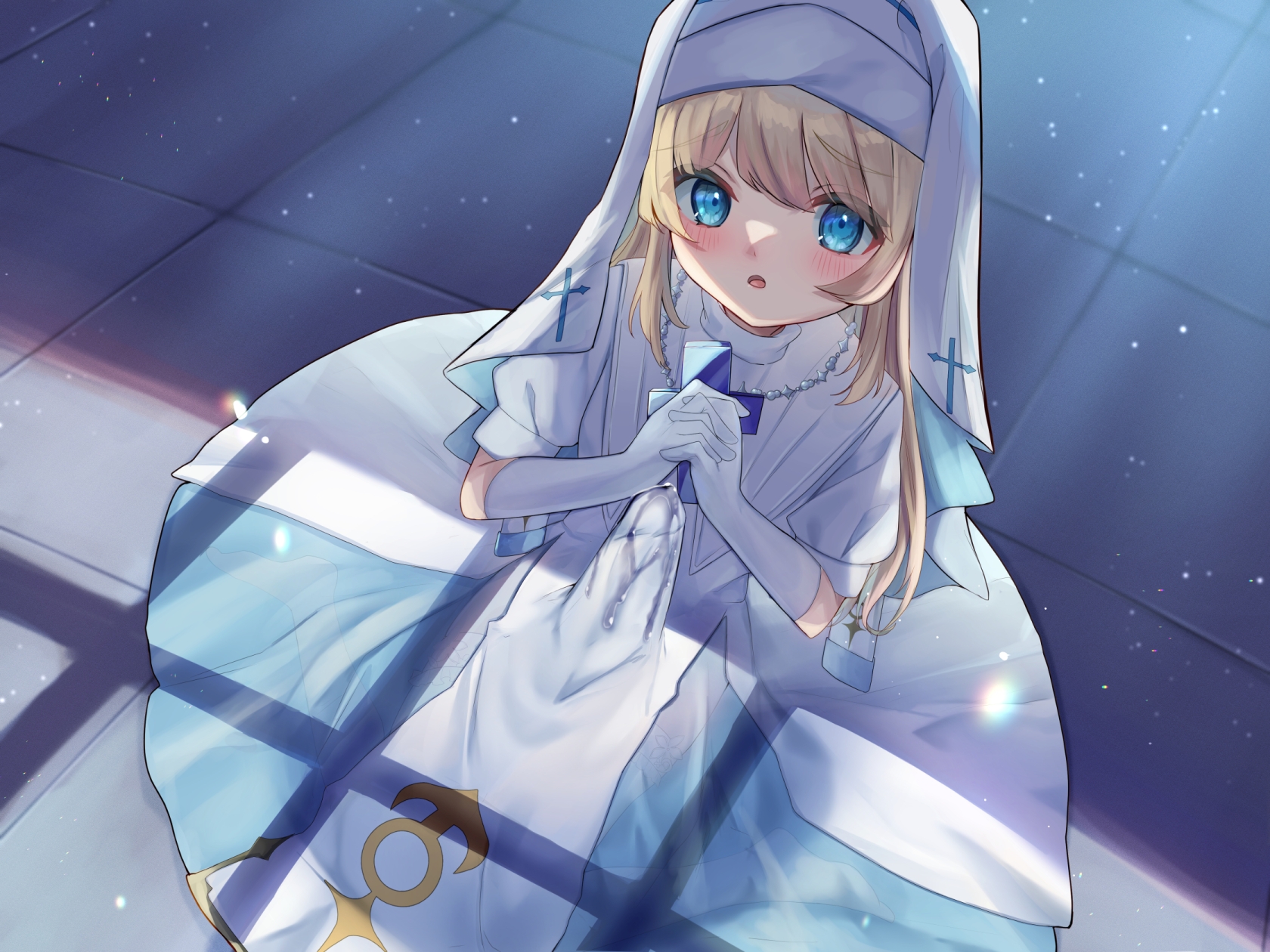 ふたなりシスターの聖液治療