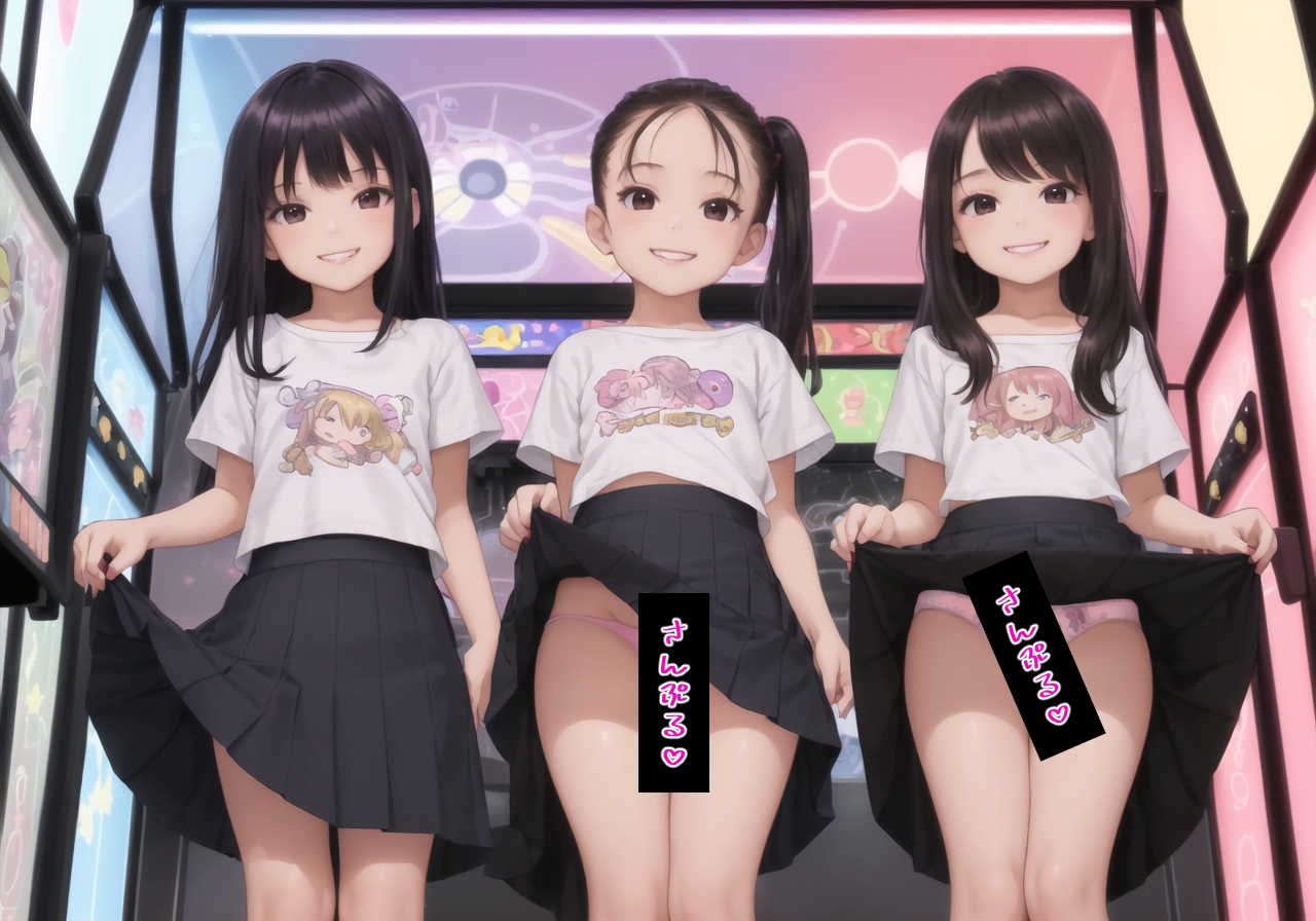 ゲーセン×パンチラ ～ひたすら生意気メスガキにパンチラ挑発され続けたら～