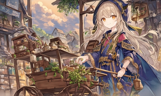 【1000枚が100円】ファンタジー世界で可愛くお仕事!